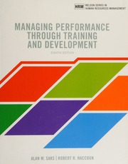 Managing Performance through Training and Development