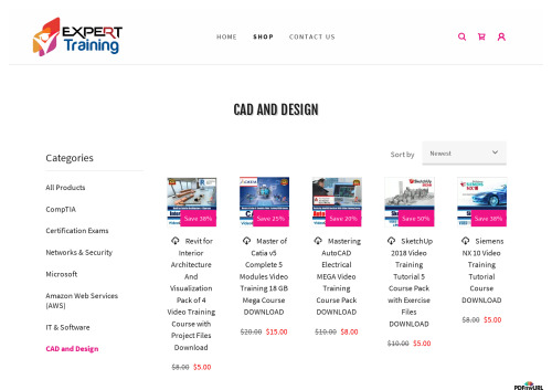 Autodesk Autocad revit Ansys solidworks creo catia video courses Expert Training 1