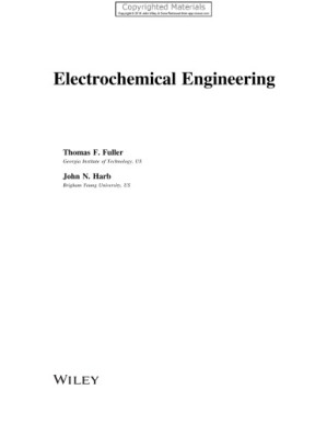 Electrochemical Engineering