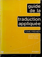 Guide de la traduction appliqueÌ#x81;e